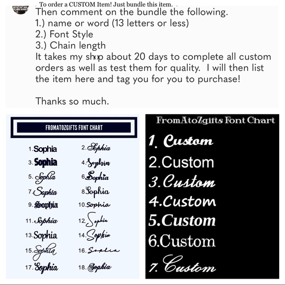 BabyGirl Old English Gold Statement Titanium Stainless Steel Necklace - Picture 14 of 14